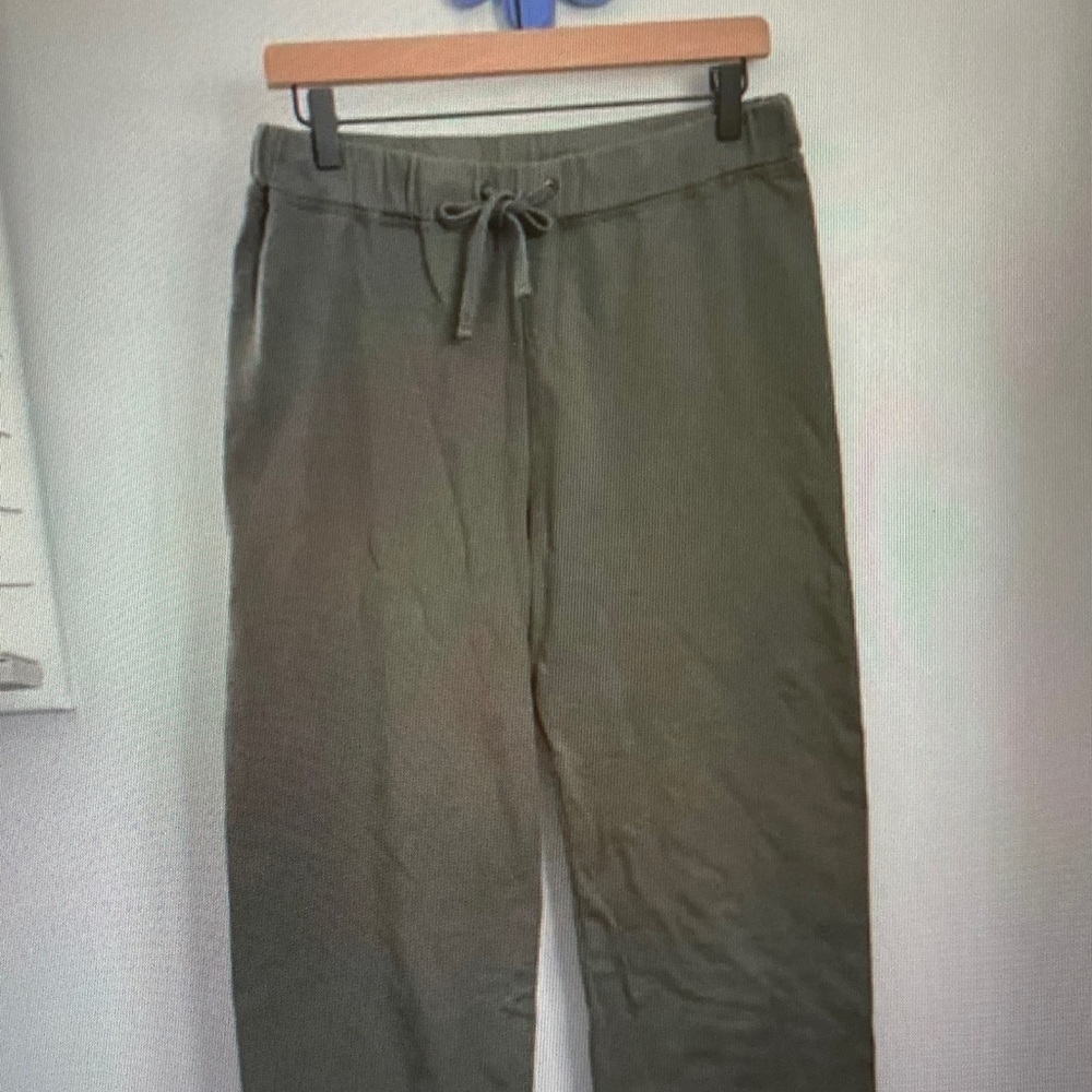 James Perse Olive Drawstring Sweatpants